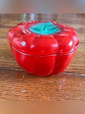 Vintage Hazel-Atlas red pepper jam jar